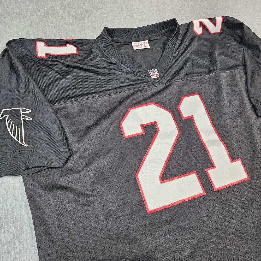 Mitchell & Ness Jersey Mens 3XLT Black Deion Sanders NFL Throwback 1992 Legacy